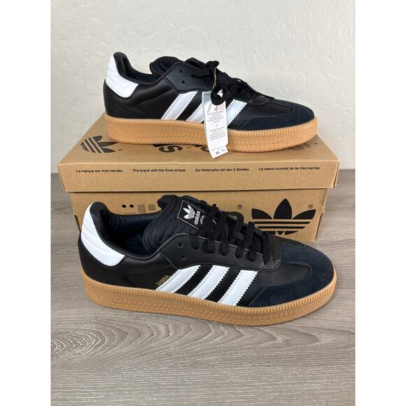 Adidas‎ Samba XLG Core Black Gum Bottom Sneakers Men\'s Size 12- NIB